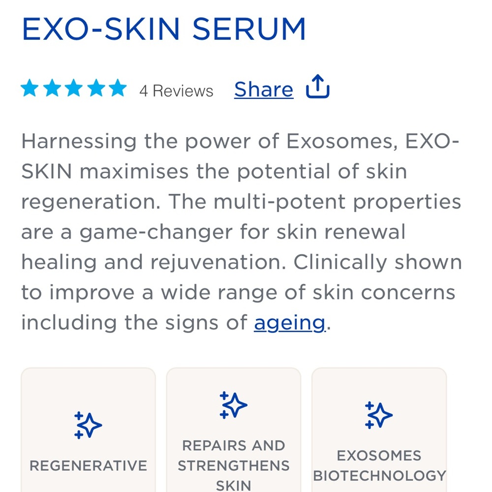 EXO-SKIN Serum - White